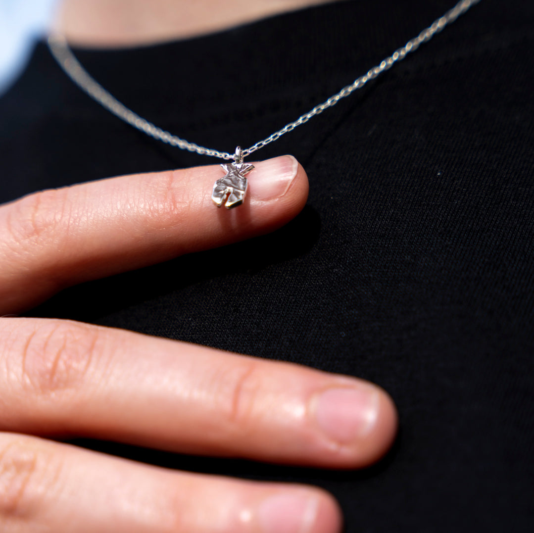 Mezach Necklace - Silver