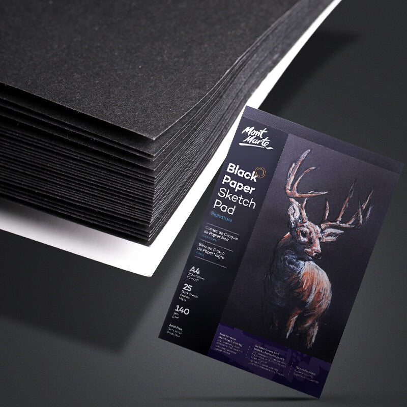 Mont Marte - Black Paper Sketch Pad