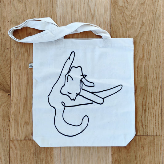 Catlick Tote Bag - Peter Wood