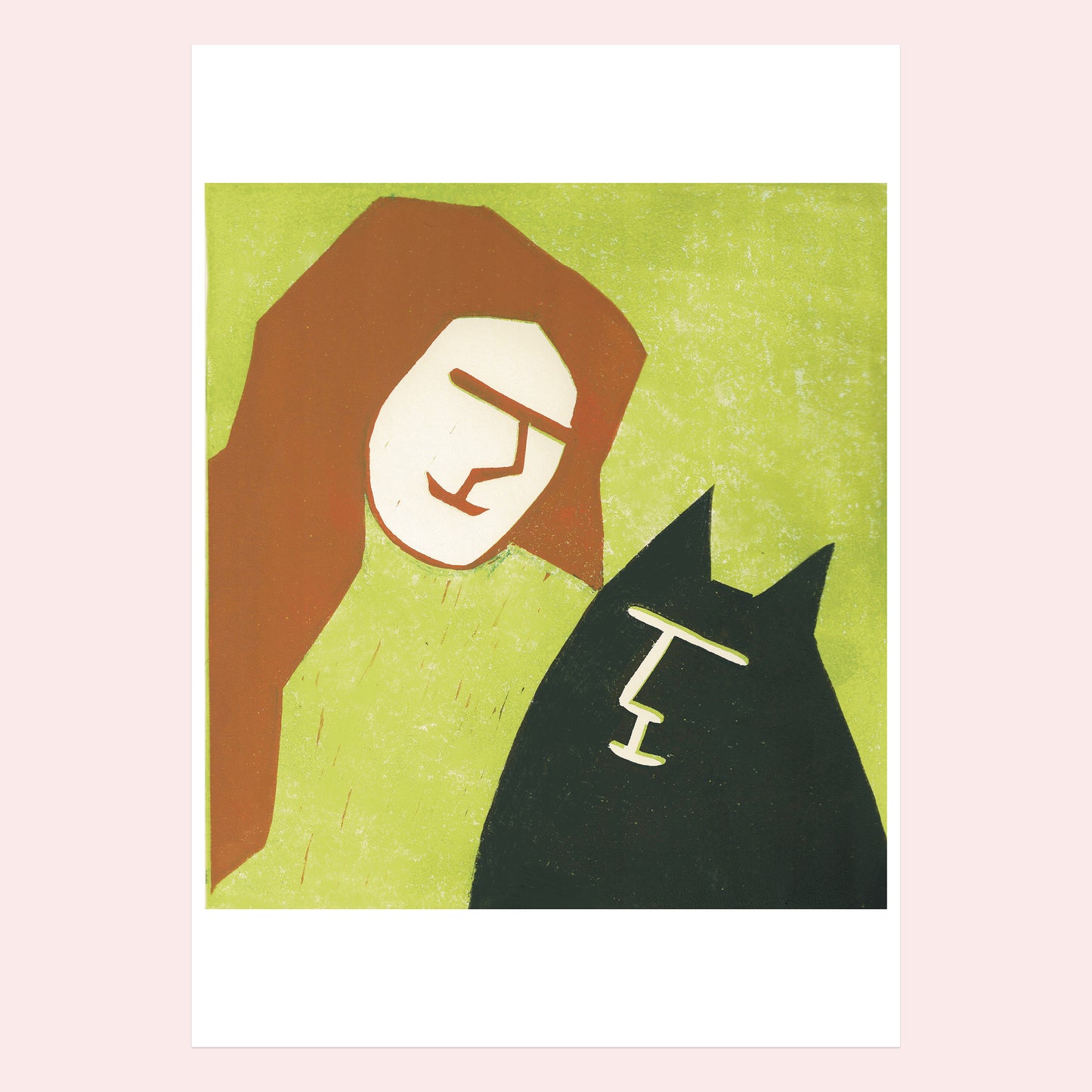 A Girl And Her Cat - Tanya Malkina - Fillberryhills