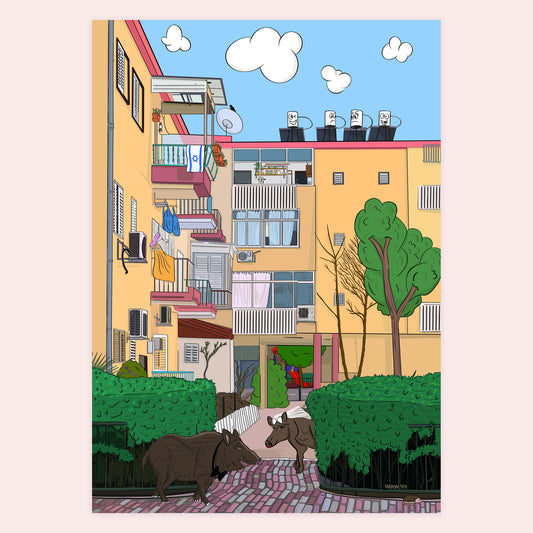 Boars at the Neighborhood - Hayon