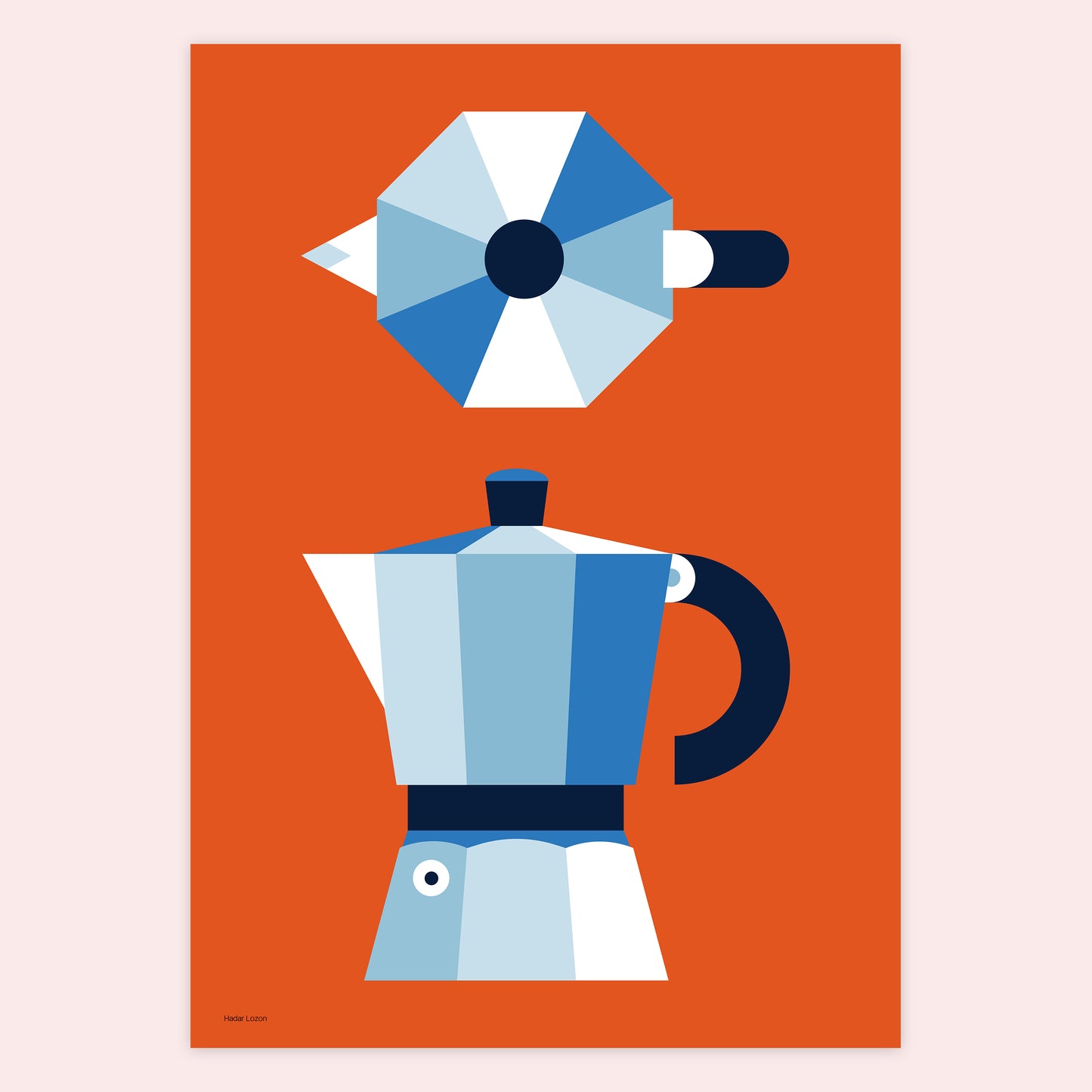 Hadar Lozon - Blueish Moka Pot