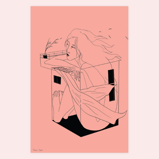 Woman Postcard - Sharon Spitz