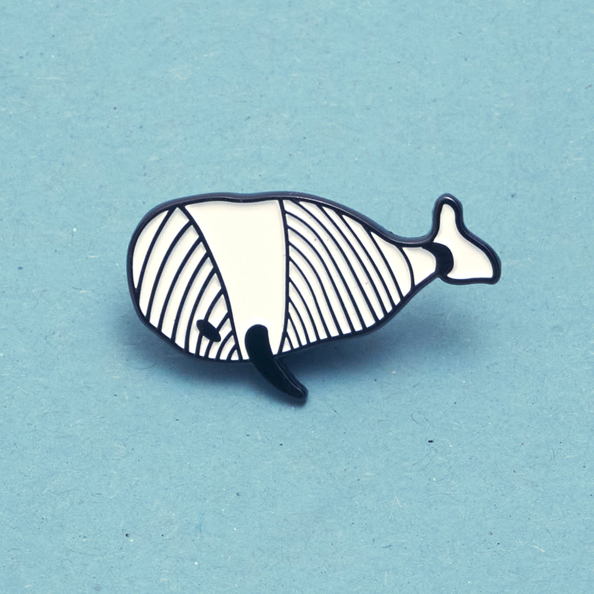 Frankie The Whale Enamel Pin - Noa Goffer
