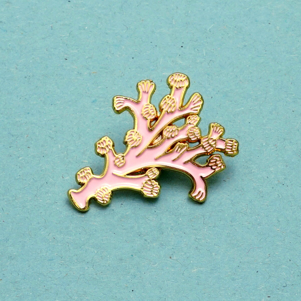 Special Coral Enamel Pin - Noa Goffer