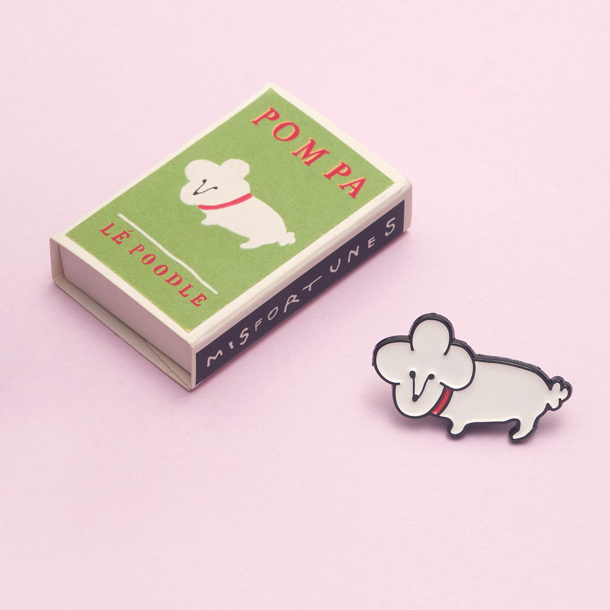 Pompa Enamel Pin - Noa Goffer