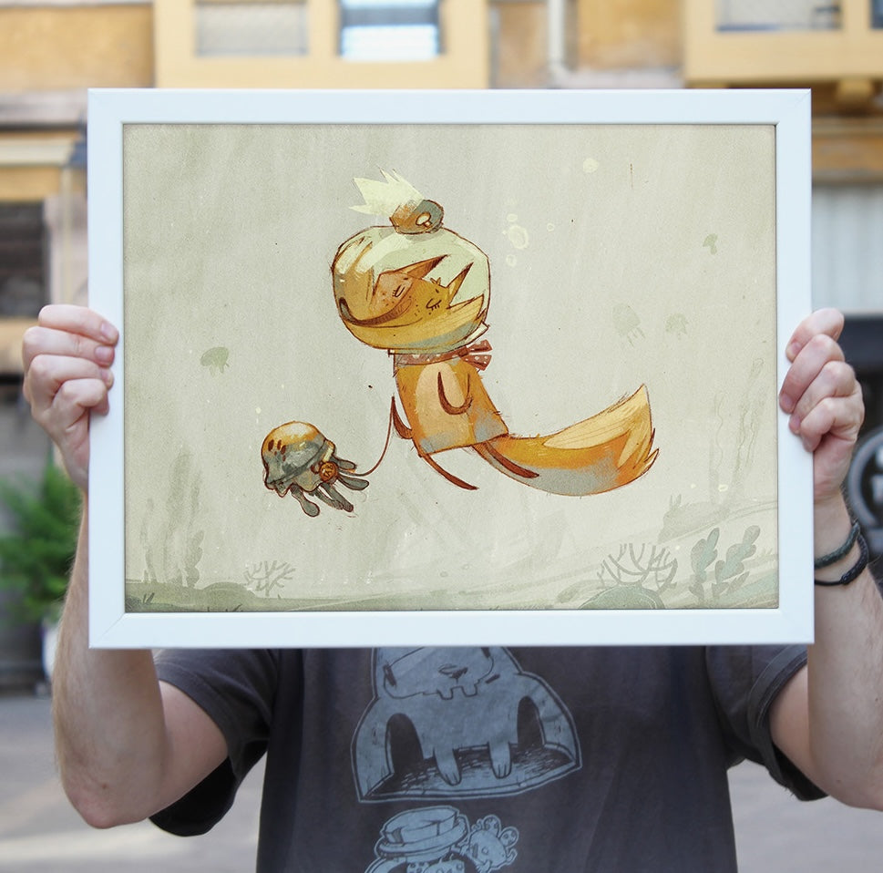 Underwater Fox - Tipa Graphic