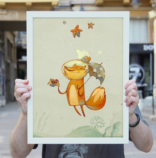 Underwater Fox Star - Tipa Graphic