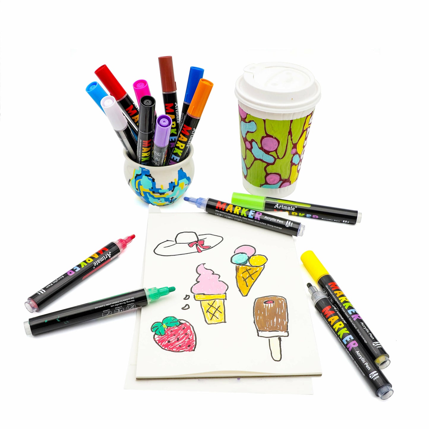 Acrylic Markers - Artmate - טוש אקריליק